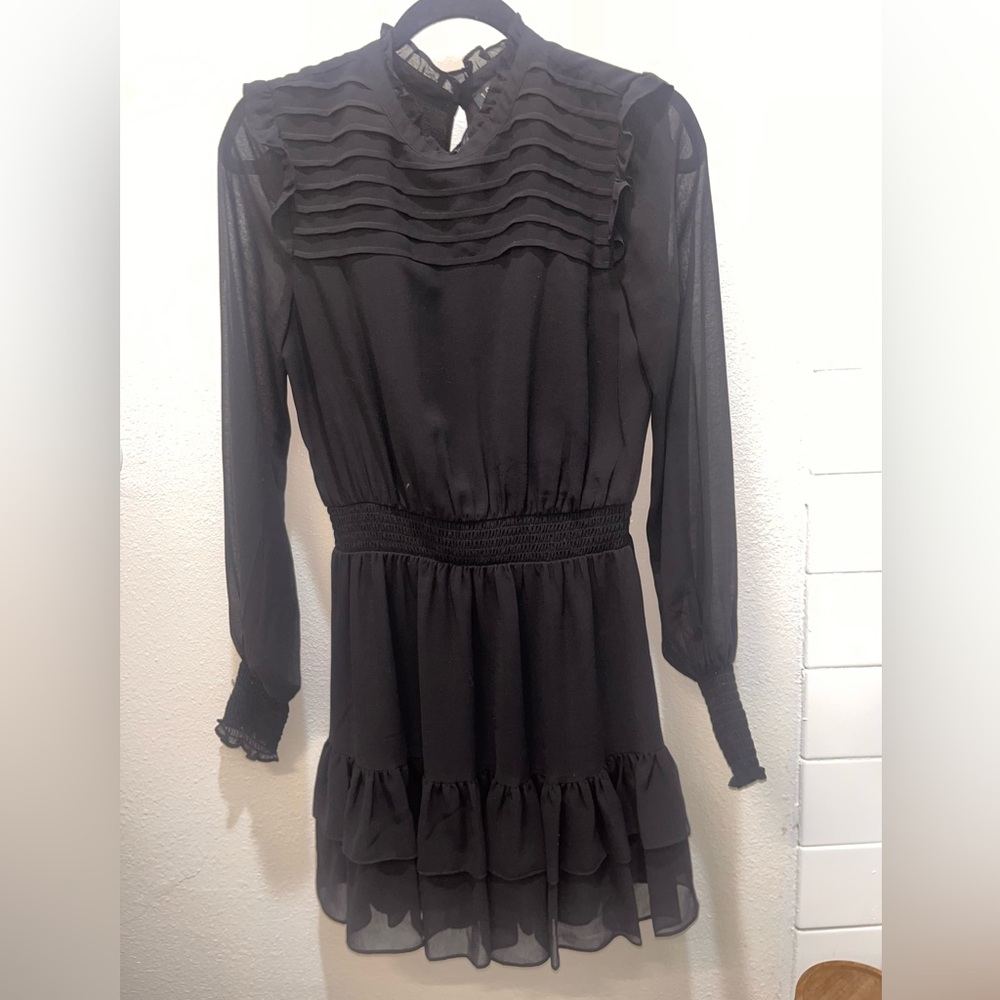 1.State Black Dress